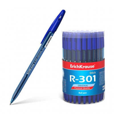Ручка ErichKrause шариковая R-301 46772 PremiumQuality .07mm 60шт/уп